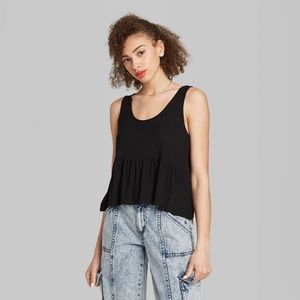 Wild Fable Peplum Tank Top